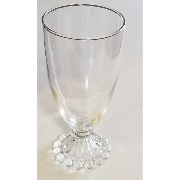 Bubble Foot Clear by Anchor Hocking Depression Water Goblet - Picture 4 of 4